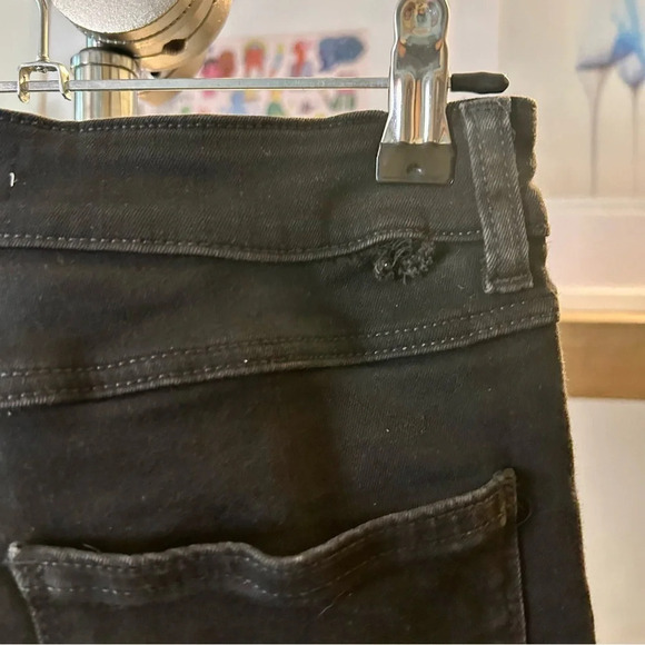 Zara Stretch Skinny Crop Front Button Fly - Picture 3 of 7